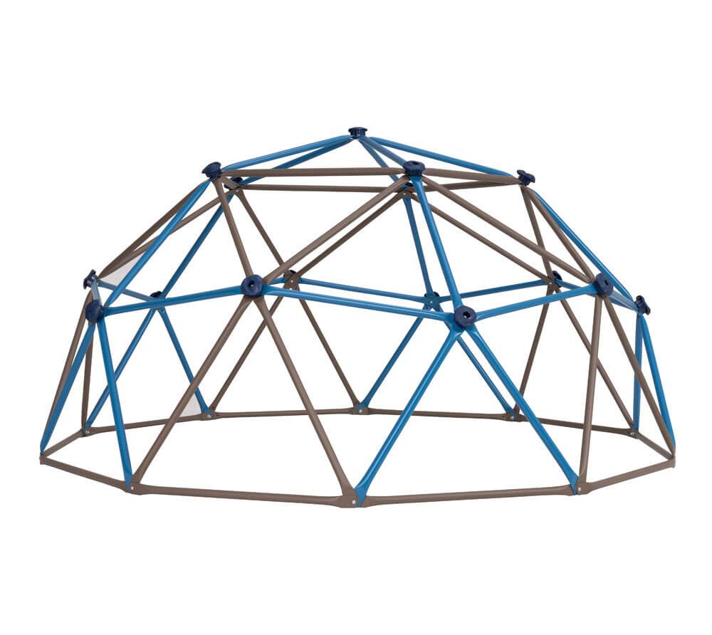 Lifetime Geometric Dome Climber 90939 Jungle Gym, 4.5' High x 9' Wide, Blue & Brown