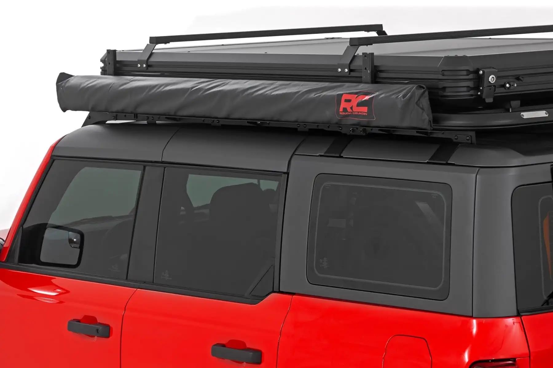 Rough Country 6'6" x 9'8" Retractable Roof Rack Awning - Universal Fit (Fits Trucks & SUVs)
