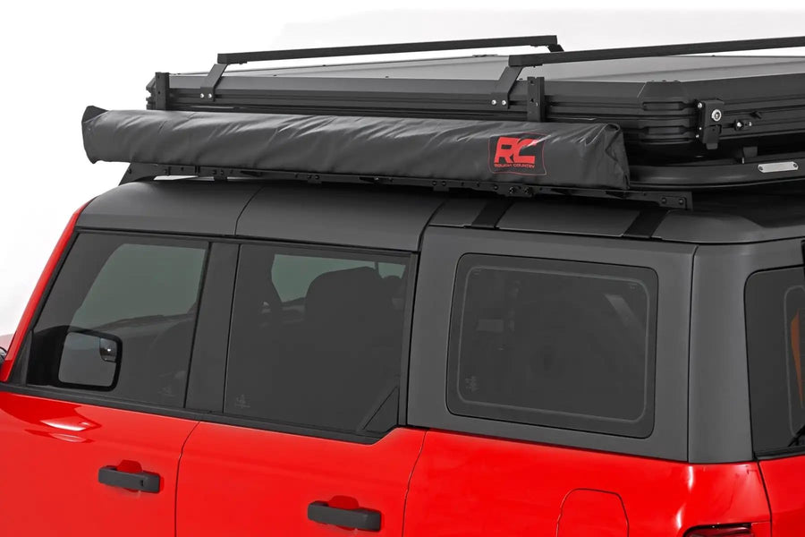 Rough Country 6'6" x 9'8" Retractable Roof Rack Awning - Universal Fit (Fits Trucks & SUVs)