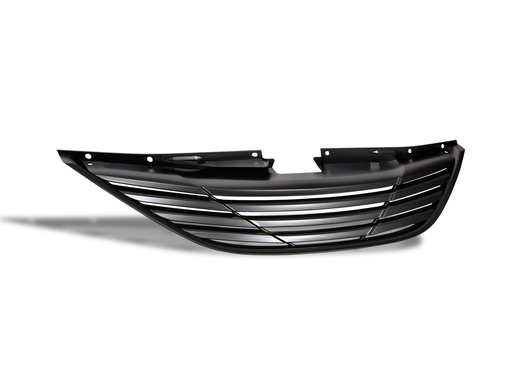 Horizontal Armordillo USA 7165410 Front Hood Grille - Matte Black Fits 2010-2014 Hyundai Sonata