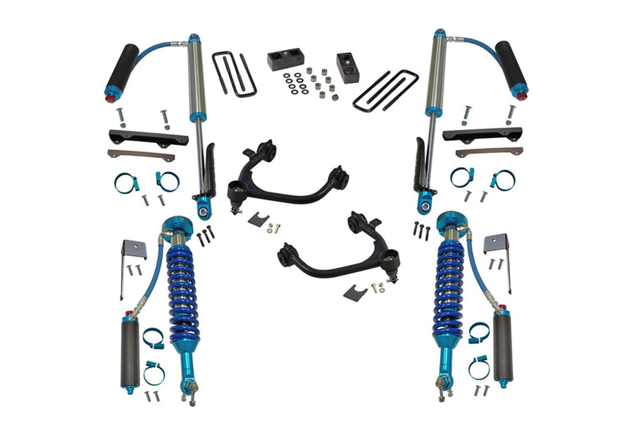 SUPERLIFT SUSPENSION RealTruck 3" Lift Kit for Silverado/Sierra | Complete Lift Kit with King Coilovers & Upper Control Arms | 3900KG | Fits 2019-2024 Chevrolet Silverado / GMC Sierra 1500
