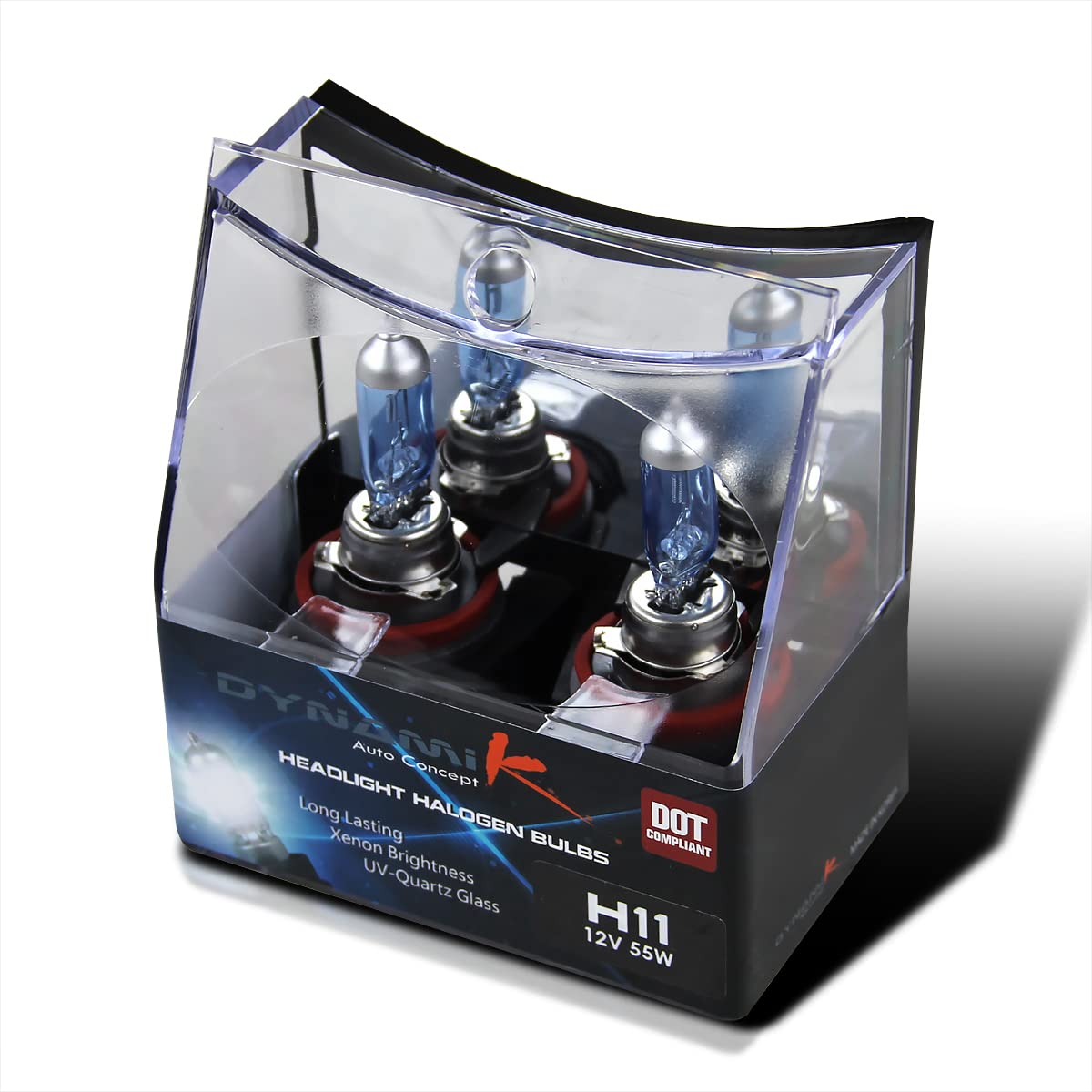 2X H11 4200K 12V 55W High/Low Beam Halogen Replacement Spec-D Tuning Left + Right Pair