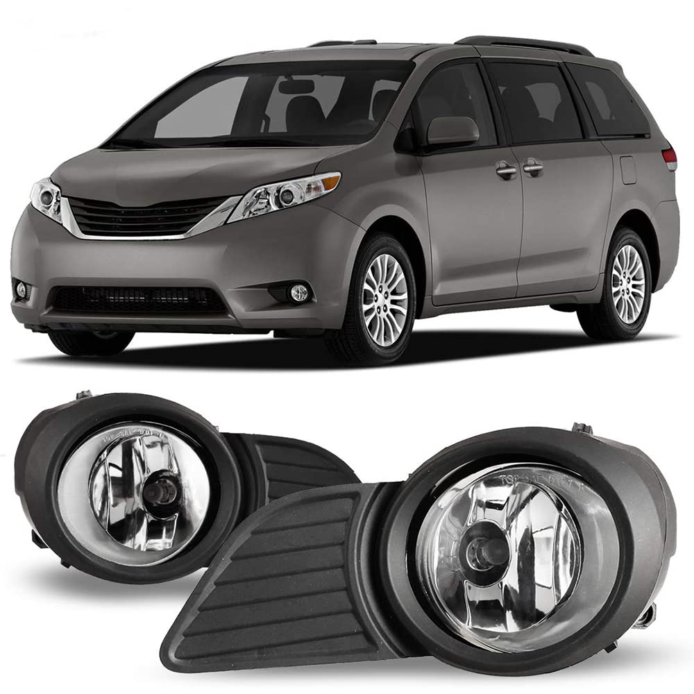 OEM Series Winjet for [2011-2017 Toyota Sienna] Driving Fog Lights + Switch + Wiring Kit WJ30-0357-09