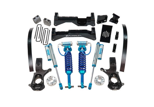 SUPERLIFT SUSPENSION RealTruck 8" Lift Kit for Silverado/Sierra | Complete Lift Kit with King Coilovers | K908KG | Fits 2014-18 Chevrolet Silverado/GMC Sierra 1500 4WD w/ OE Alum or Stamp Steel Arms