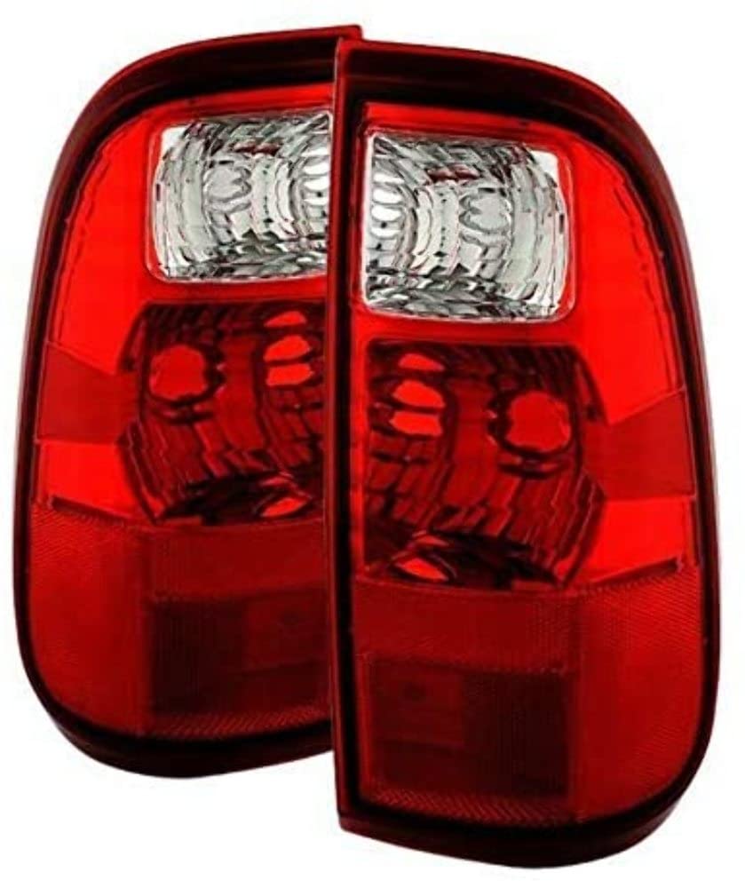 Auto xTune 9026386 Tail Lights Red/Clear