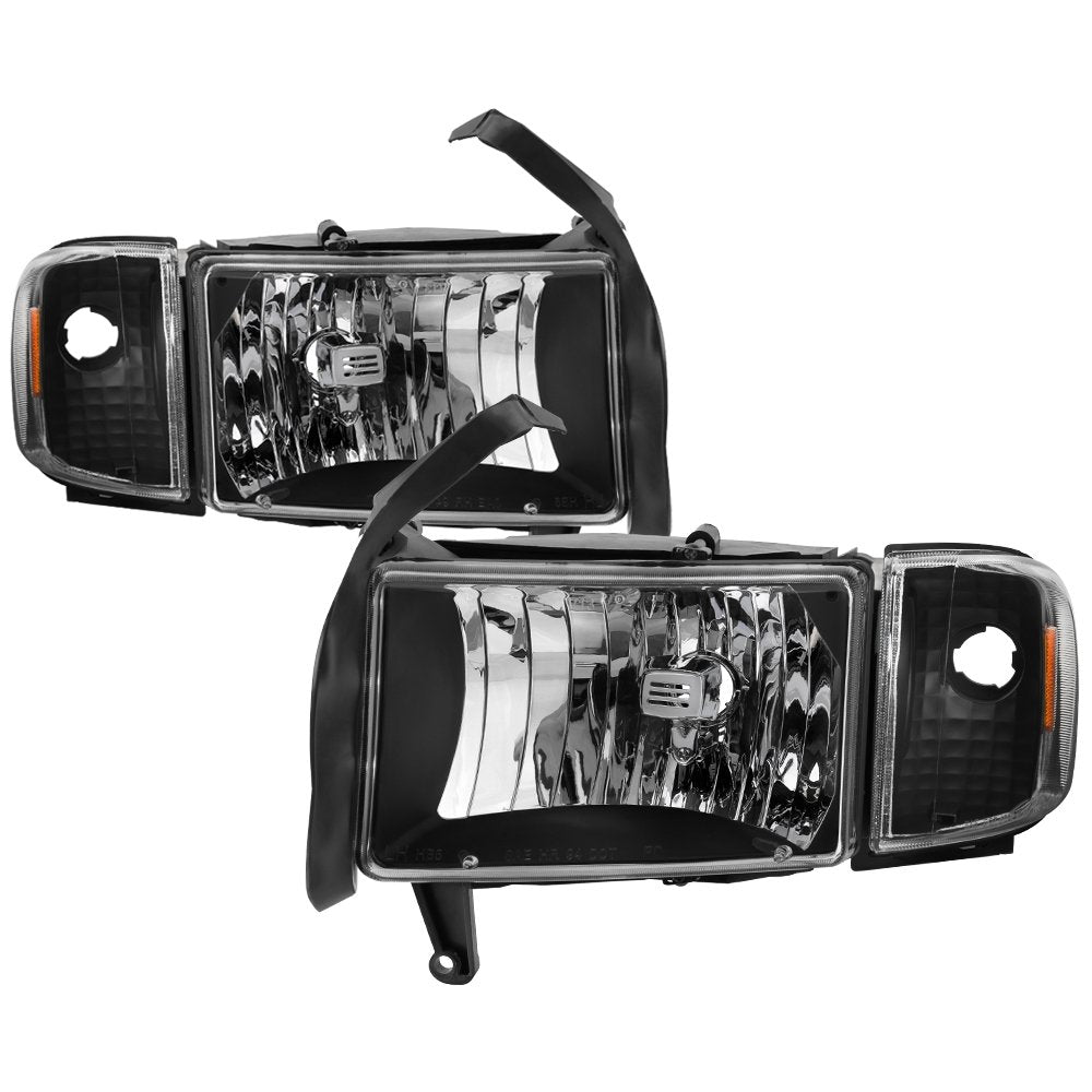 OEM Style Xtune Headlights (HD-JH-DR94-SET-BK)