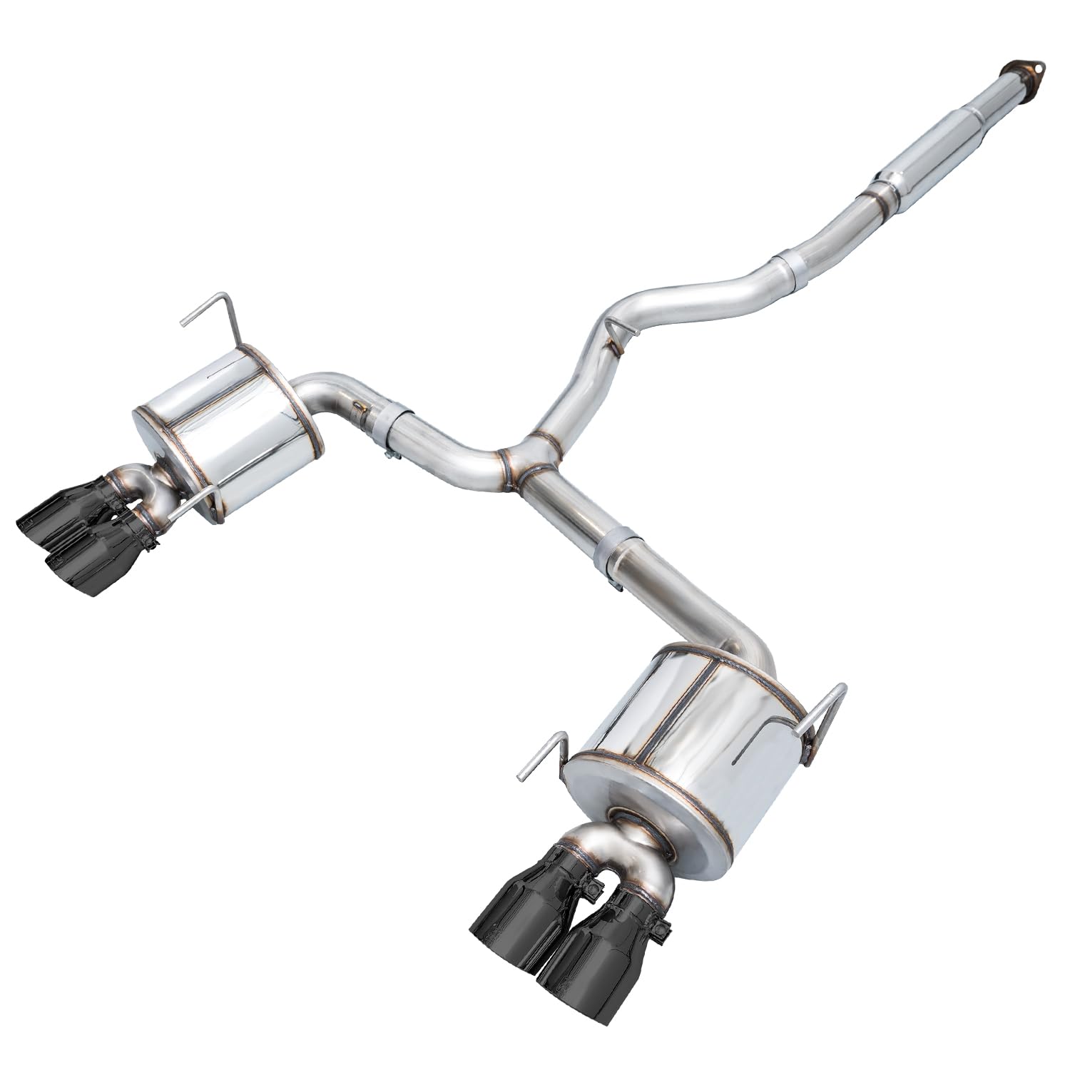 Subaru STI / WRX Sedan AWE Tuning Touring Exhaust - Diamond Black Tip (102mm)