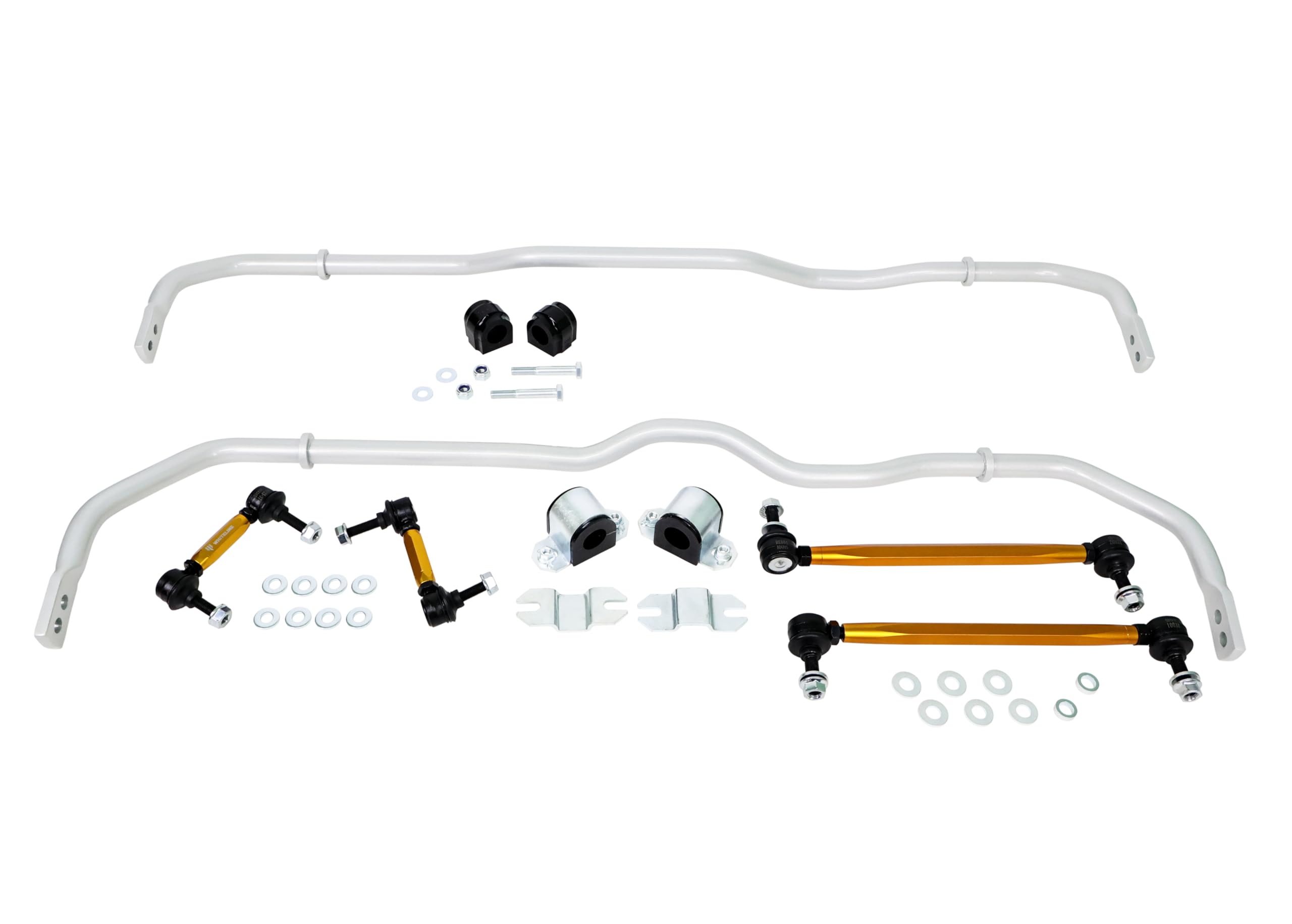BWK004 Whiteline Sway bar, bushings, Black