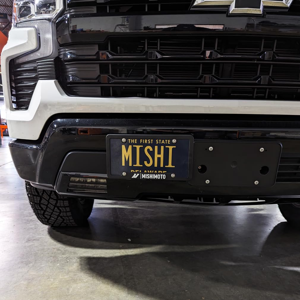 Mishimoto Relocation Kit License Plate, Compatible with Chevrolet Silverado 1500, 2019-2021