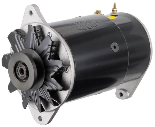 PowerGEN Powermaster Black Long 60A 6V Neg Grd w/Lamp Term w/Pulley for 3/8" Belt