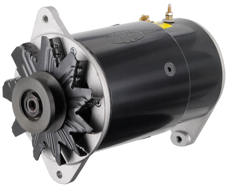 PowerGEN Powermaster Black Long 60A 6V Neg Grd w/Lamp Term w/Pulley for 3/8" Belt