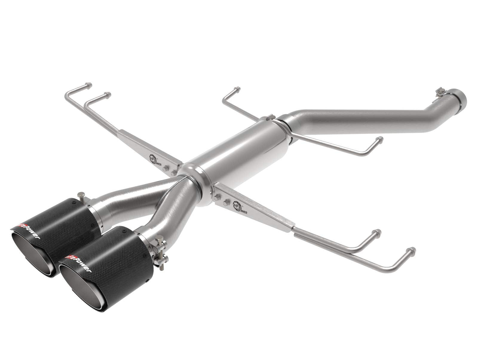Takeda aFe 2.5in 304SS Axle-Back Exhaust System 17-19 Honda Civic Type R L4-2.0L (t)