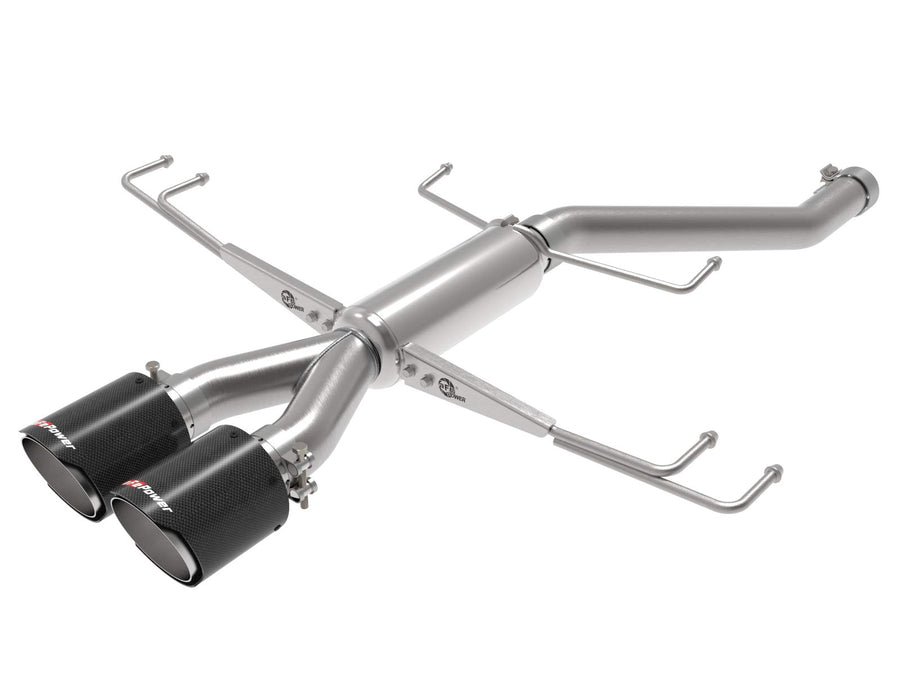 Takeda aFe 2.5in 304SS Axle-Back Exhaust System 17-19 Honda Civic Type R L4-2.0L (t)