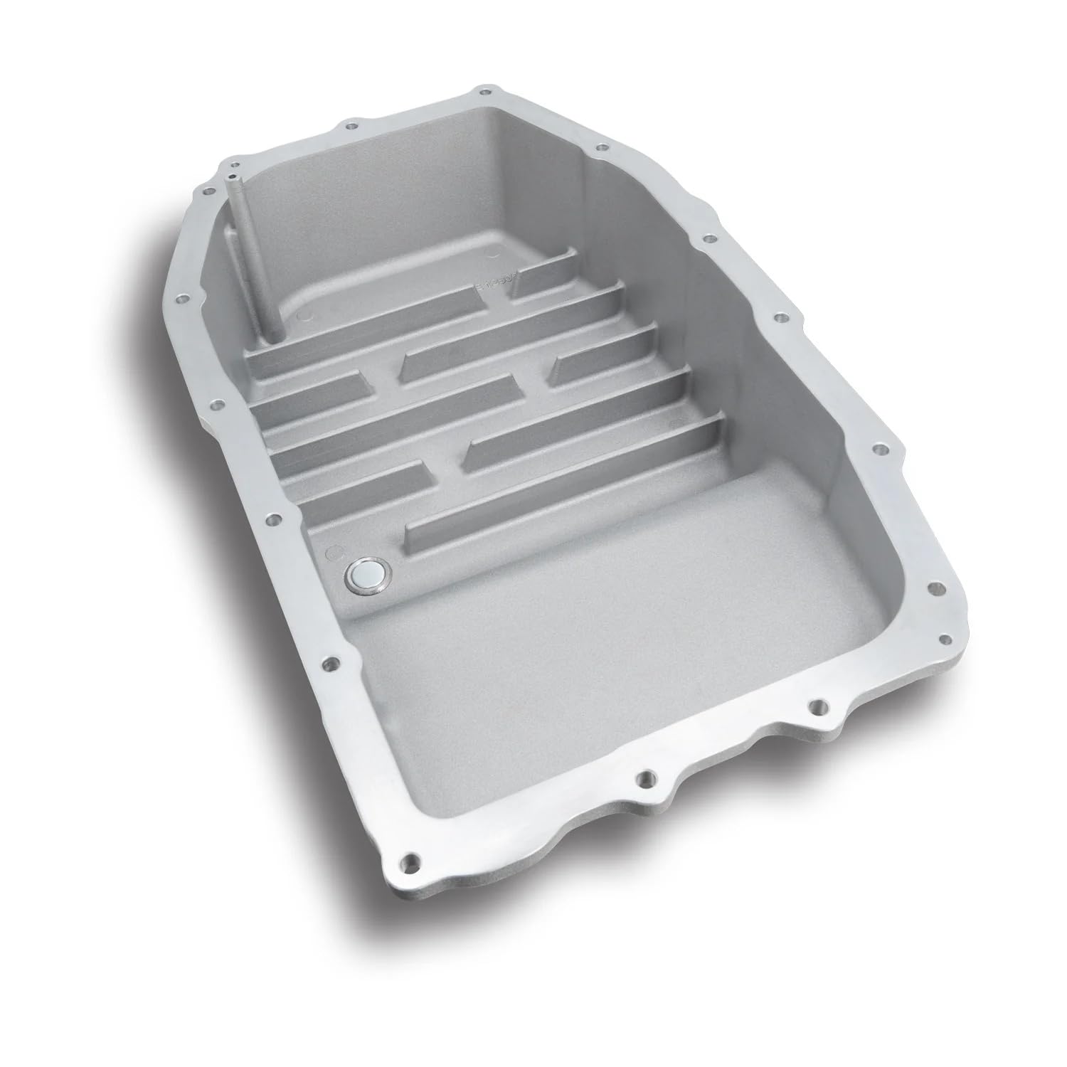 Heavy-Duty PPE Deep Cast Aluminum Automatic Transmission Pan Compatible with 2015-2020 GM 8L90 8-Speed Transmission (Raw)