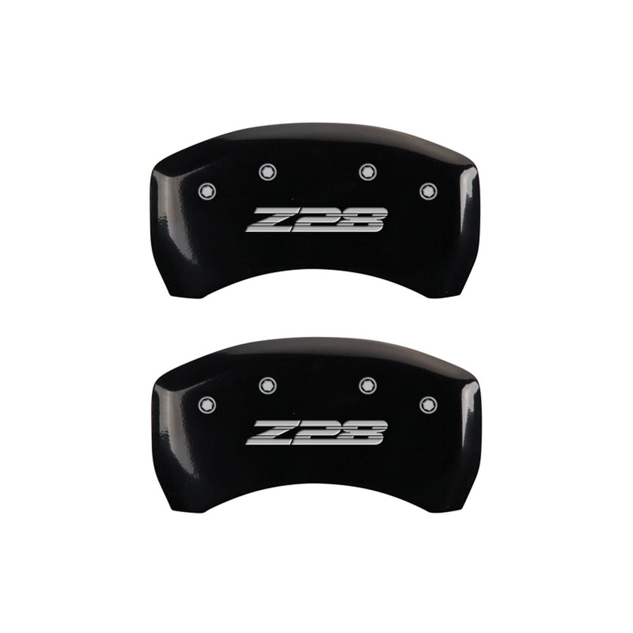 Caliper Covers MGP 14027SZ84BK with Black Powder Coat Finish, (Set of 4)