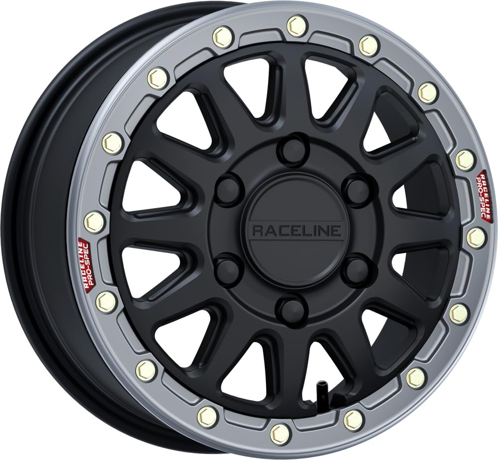 Alpha RACELINE Black W/Gunmetal Ring 15X6.5 6X139.7 +74