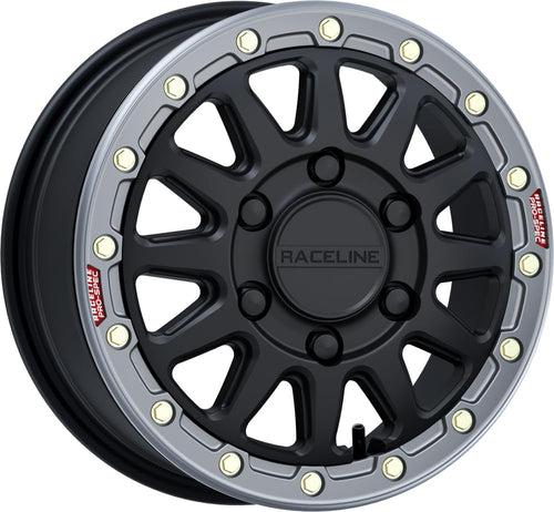 Alpha RACELINE Black W/Gunmetal Ring 15X6.5 6X139.7 +74