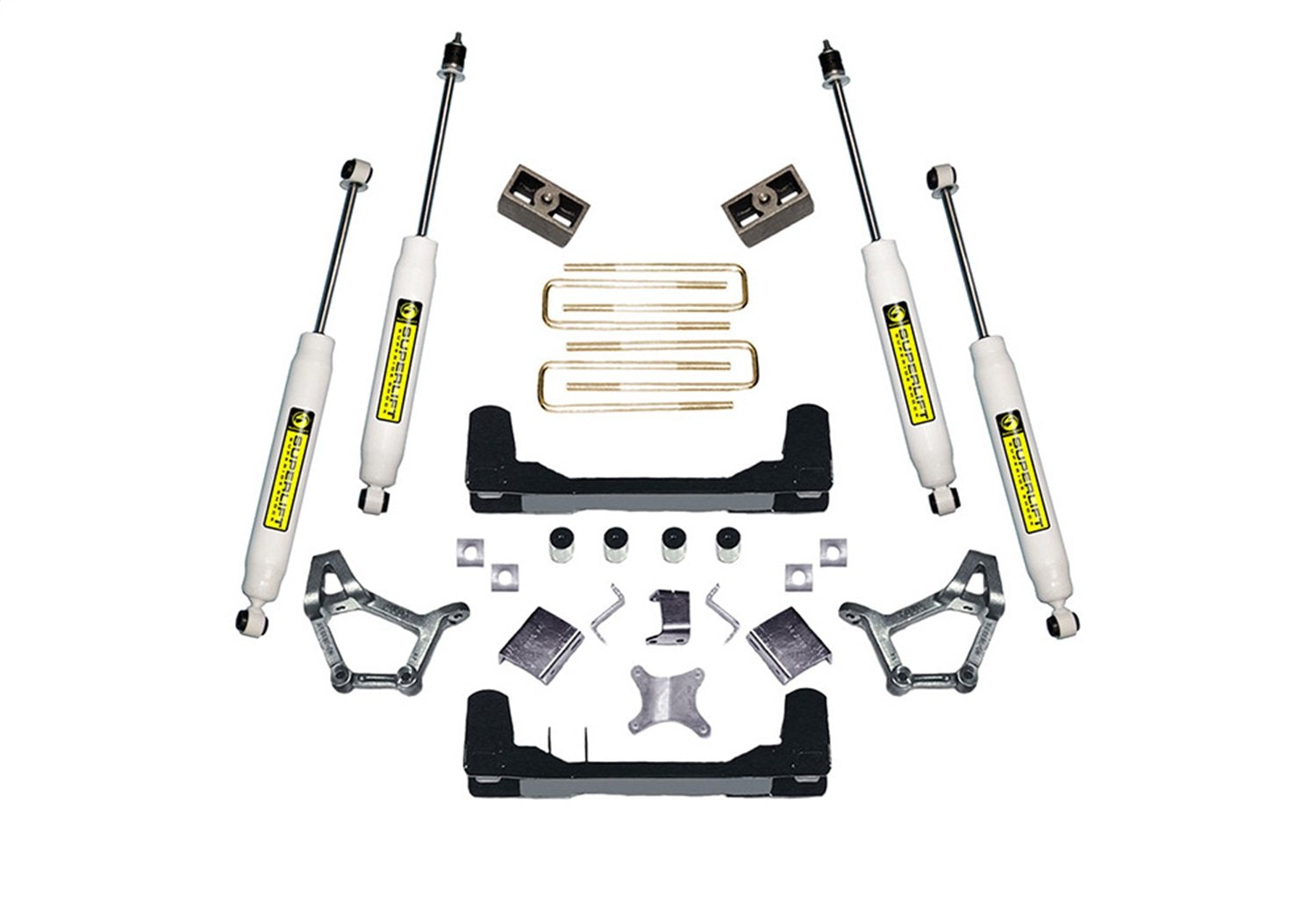 RealTruck SUSPENSION SUPERLIFT 4-5" Lift Kit for Toyota T-100 | Complete Lift Kit with Front & Rear Shadow Series Shocks | K362 | Fits 1993-1996 Toyota T-100 Pickup 4WD