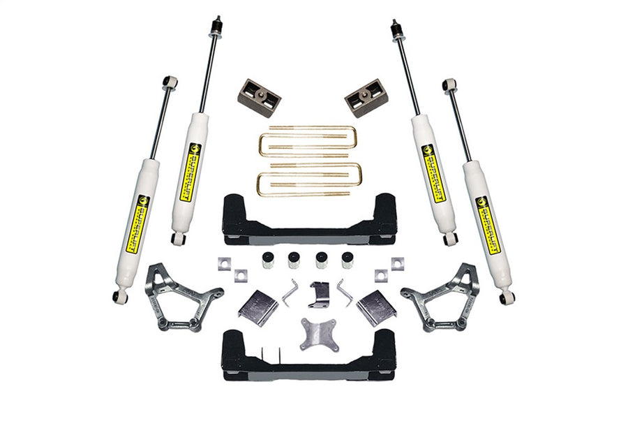 RealTruck SUSPENSION SUPERLIFT 4-5" Lift Kit for Toyota T-100 | Complete Lift Kit with Front & Rear Shadow Series Shocks | K362 | Fits 1993-1996 Toyota T-100 Pickup 4WD
