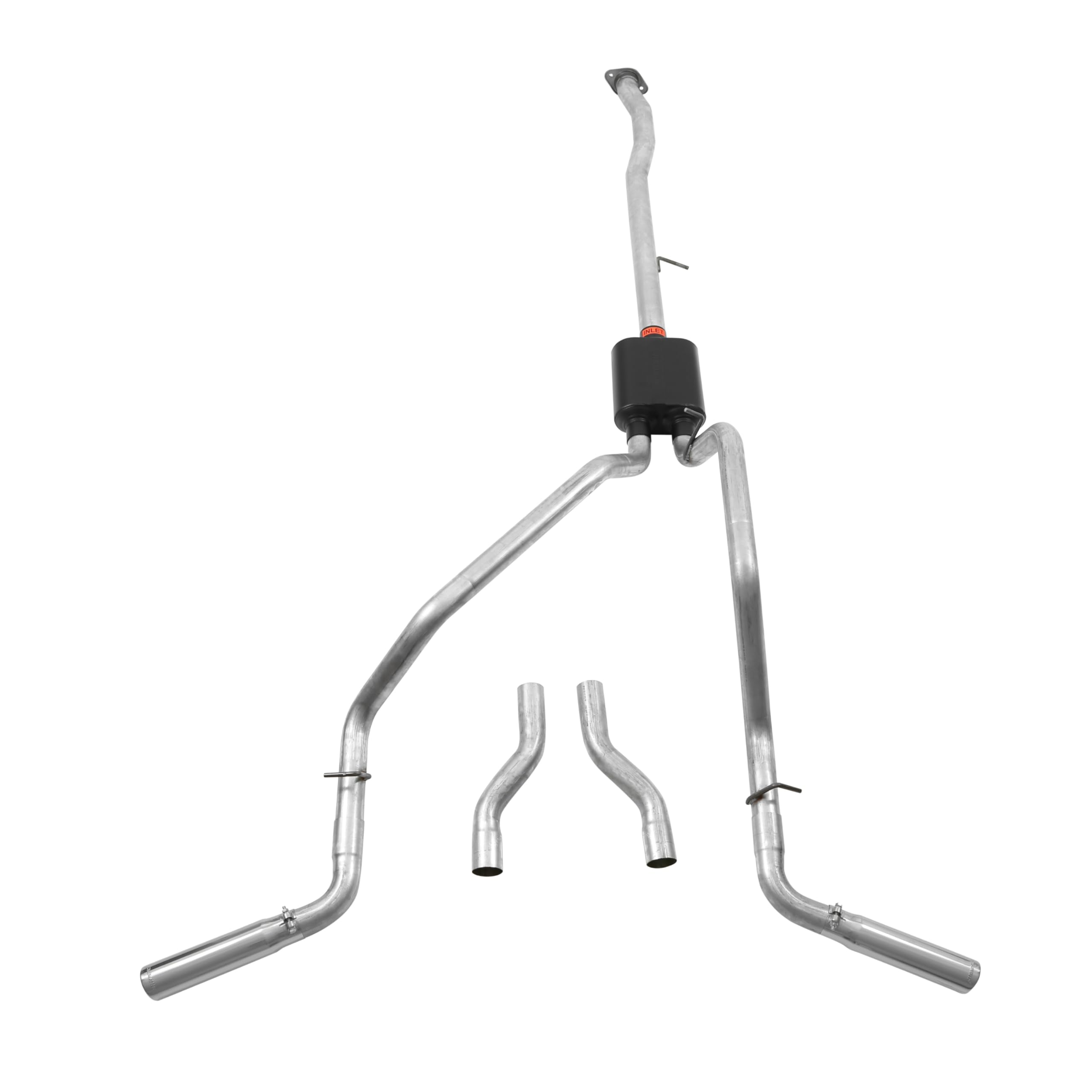 Flowmaster American Thunder 817473 Cat-Back Exhaust Kit Dual 2.5 Inch Stainless Steel 3 Inch Stainless Tips Compatible with 1993-1995 Chevy Silverado GMC Sierra K1500 5.0L 5.7L Extended Cab Short Bed