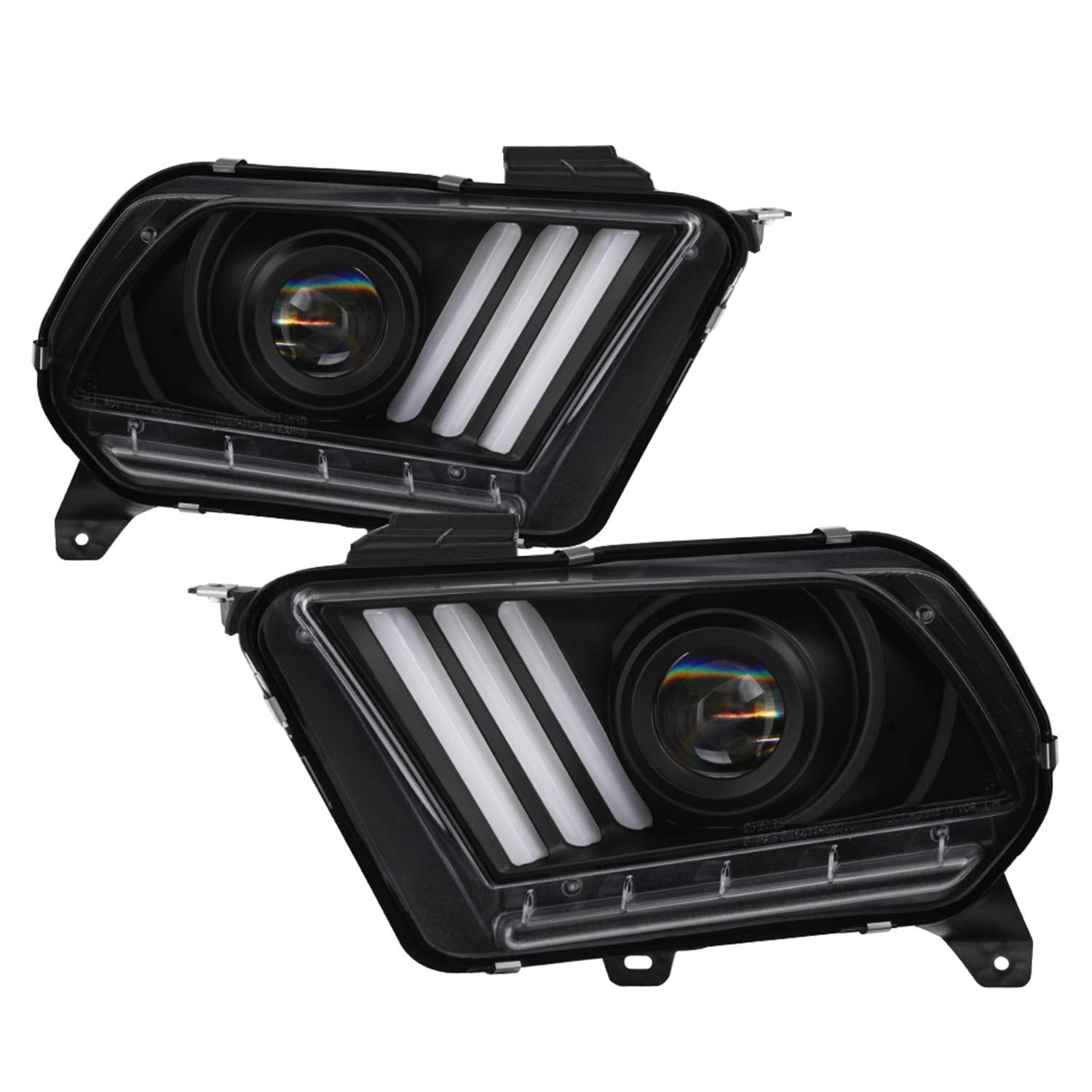 Sequential Led Spyder Dry Bar Projector Headlights