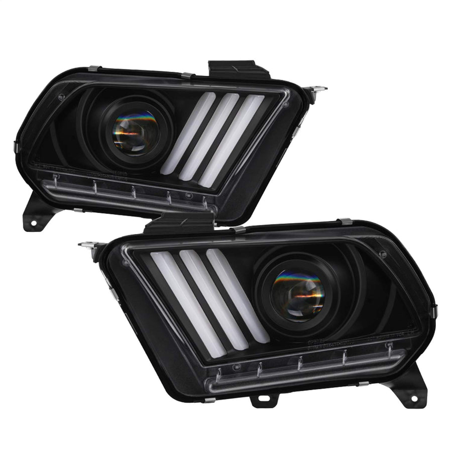 Sequential Led Spyder Dry Bar Projector Headlights