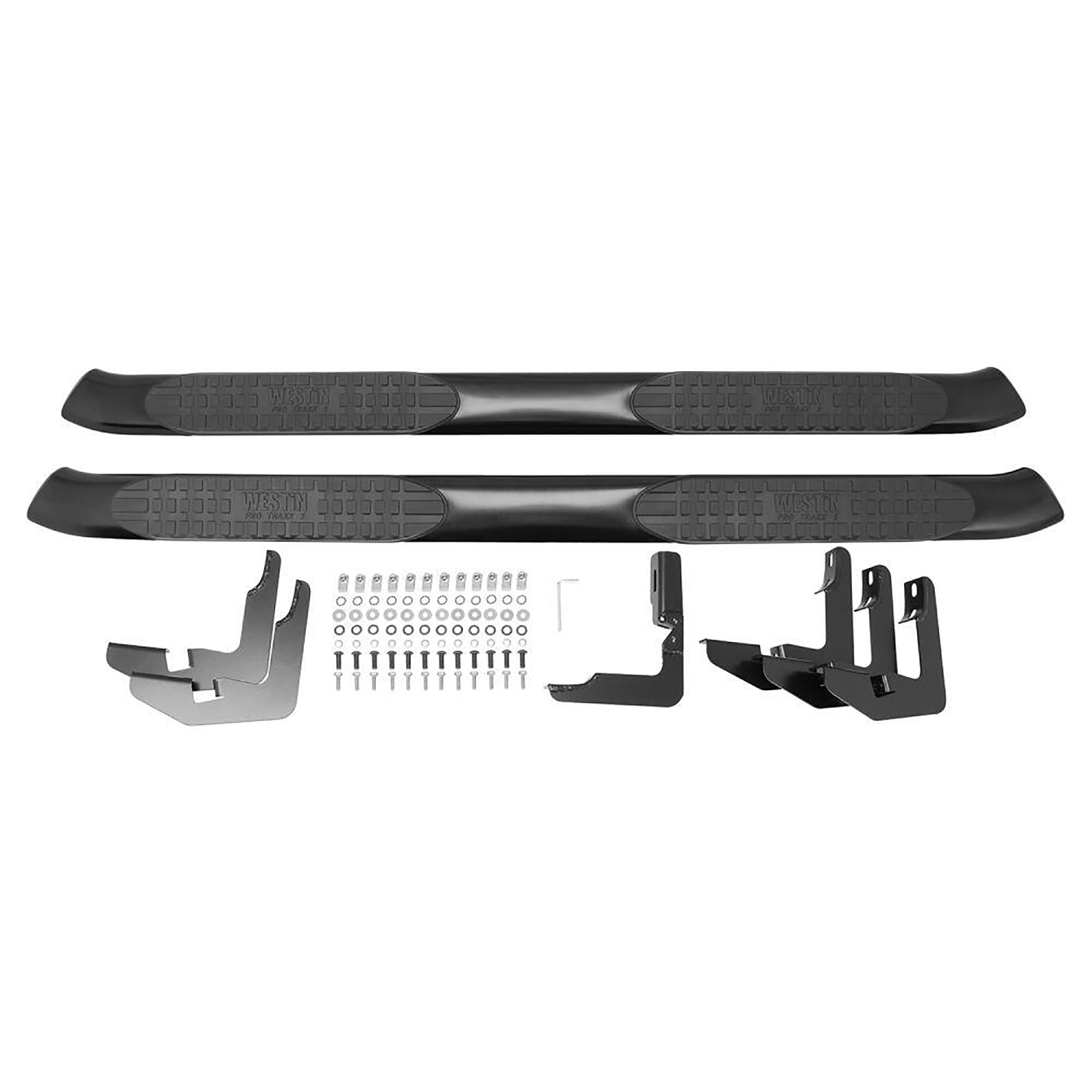 PRO TRAXX 5 Oval Nerf Bars Westin fits 2007-2021 Tundra CrewMax Black Pair