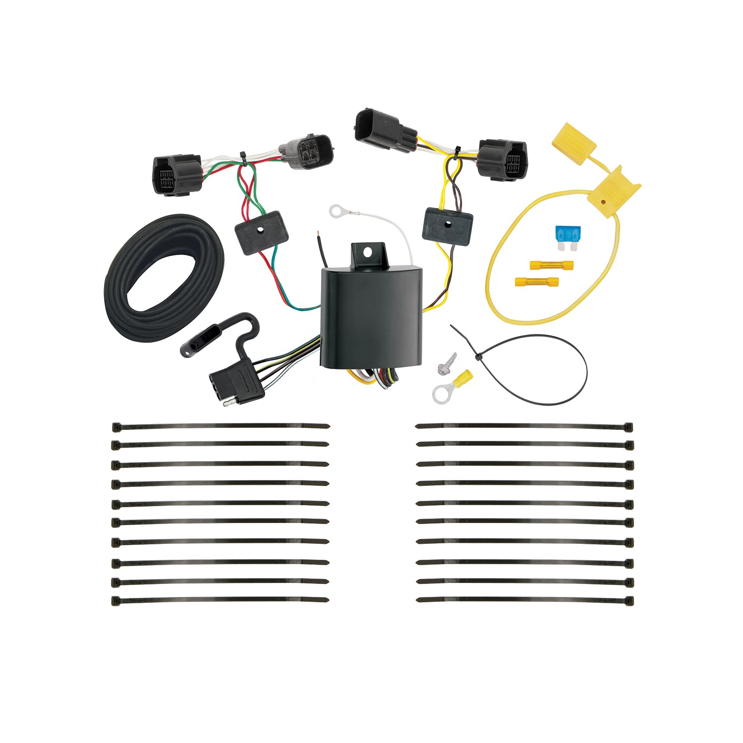 Tekonsha 4-Way Flat T-One® Connector Harness, Compatible with Select Ford Ranger