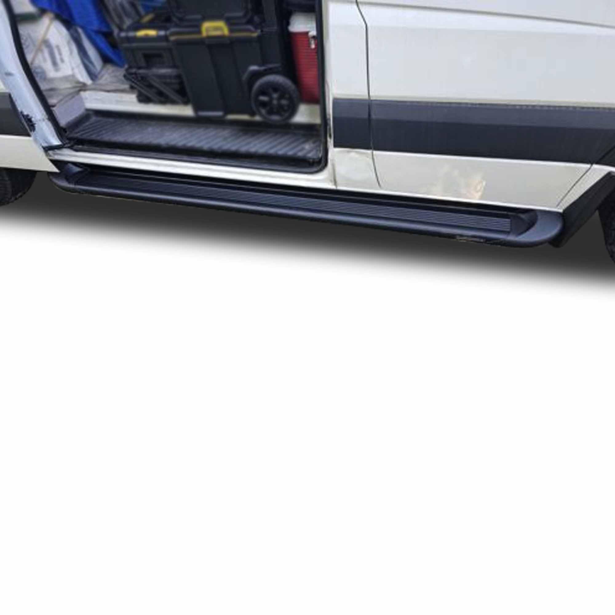 Transporter Running Boards Black Black Horse Compatible with 07-09 Sprinter 2500/3500|07-16 Sprinter 2500/3500|19-22 Benz Sprinter 1500|10-22 Sprinter 2500/3500|19-20 Benz Sprinter 4500-TR-D23596