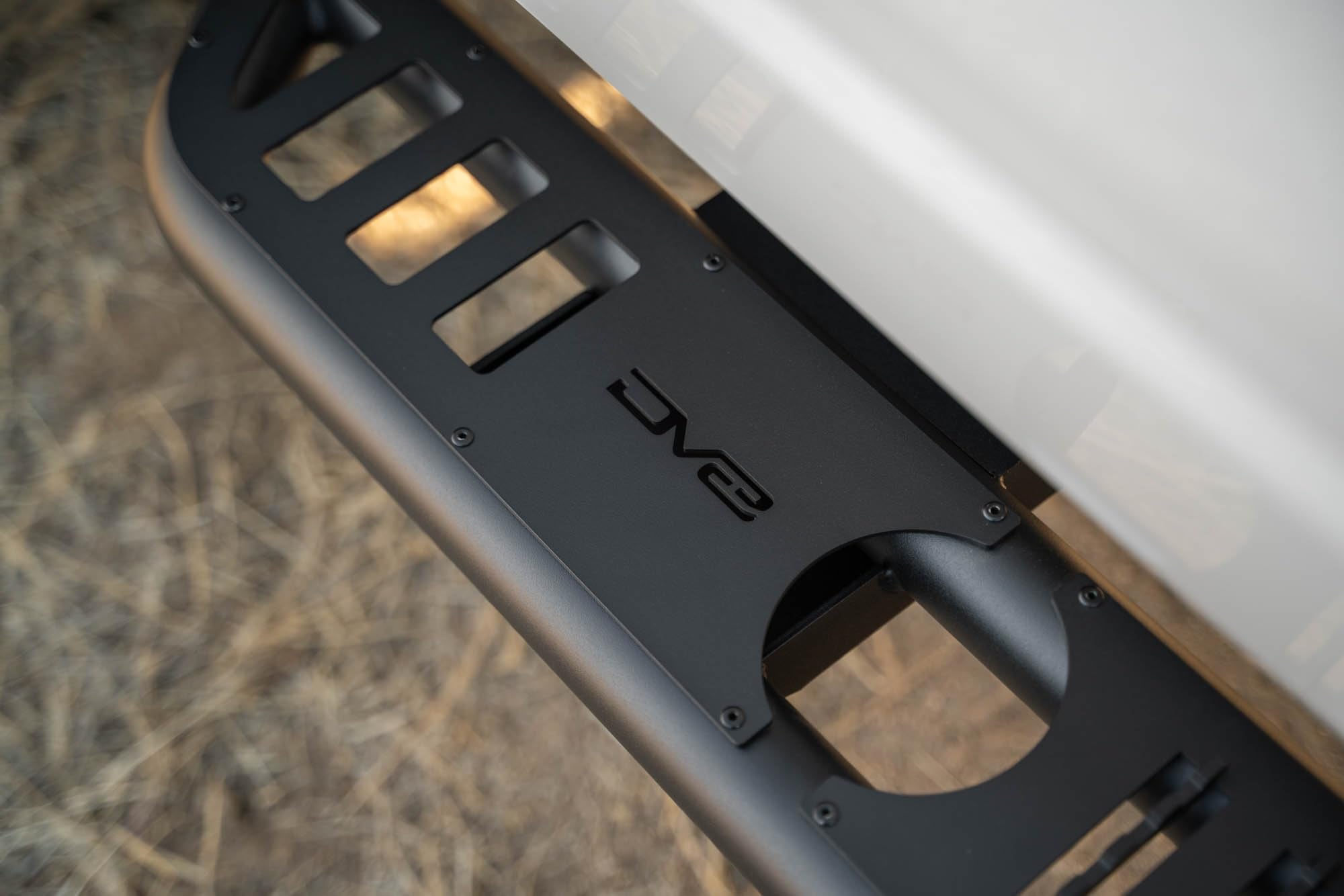 OE Plus DV8 Offroad Side Steps for 2019-2024 RAM 1500 Crew Cab | Anti-Slip Design | Provides Protection from Light Trail Debris | Mounts to Body/Pinch Weld | Retains OEM Ground Clearance | Steel