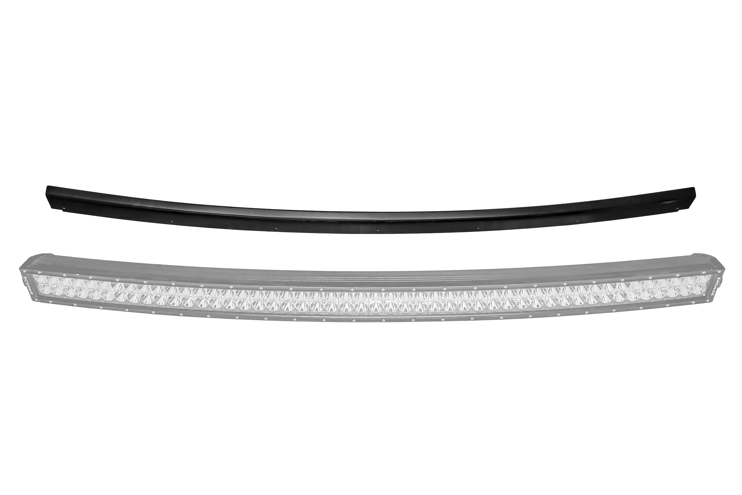 ZROADZ Wind Noise Cancelling Diffuser, Black, Aluminum for 50 Inch Curved Double Row LED Light Bar (Z330050C)