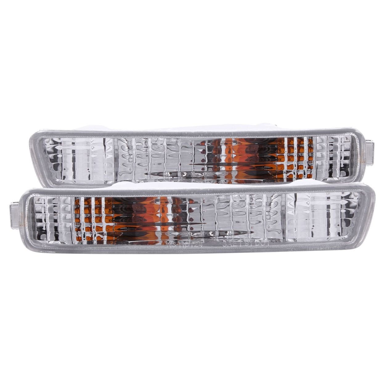 Clear Lens ANZO USA Front Bumper/Turn Signal Light Set 511008