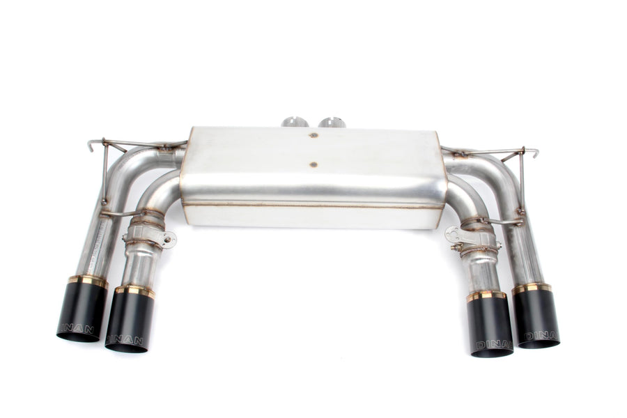 Dinan Free Flow Axle-Back Exhaust D660-0054A-BLK - 2015-2019 BMW X5M/X6M