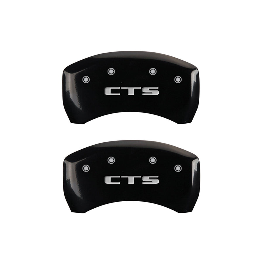 Caliper Covers MGP 35020SCTSBK with Black Powder Coat Finish, (Set of 4)