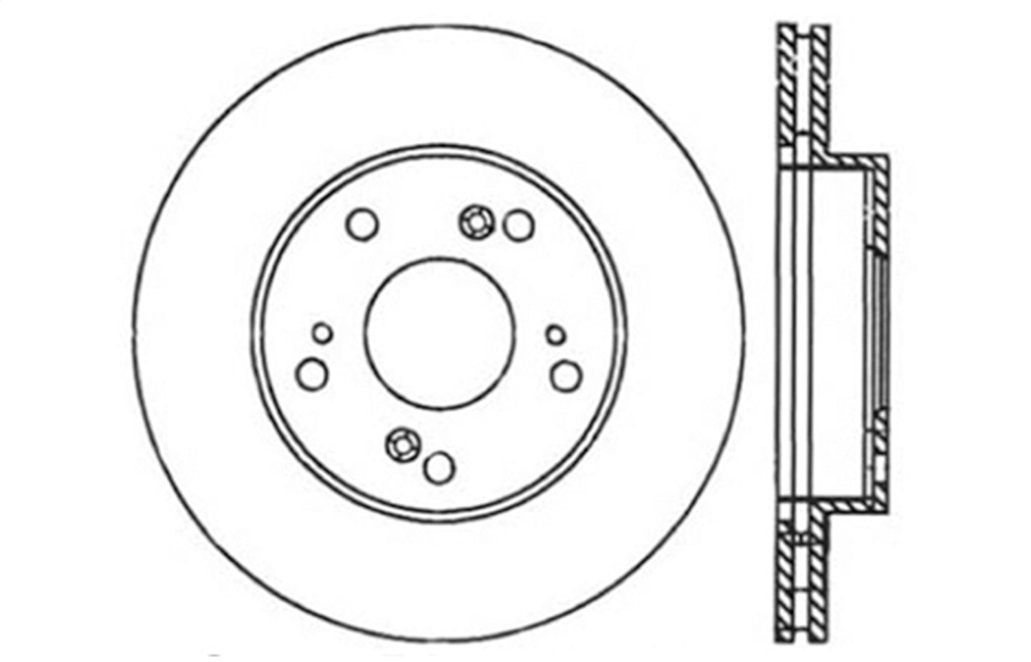 Sport Drilled/Slotted Brake Rotor StopTech 127.40056L (Front Left), 1 Pack