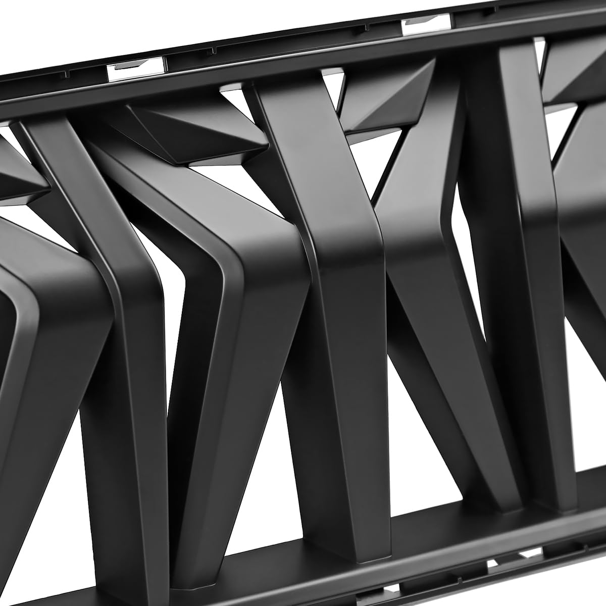 Shark Style Grille Spec-D Tuning w/3D Smoke LED DRL Strip Compatible with 2018-2023 Ford Mustang