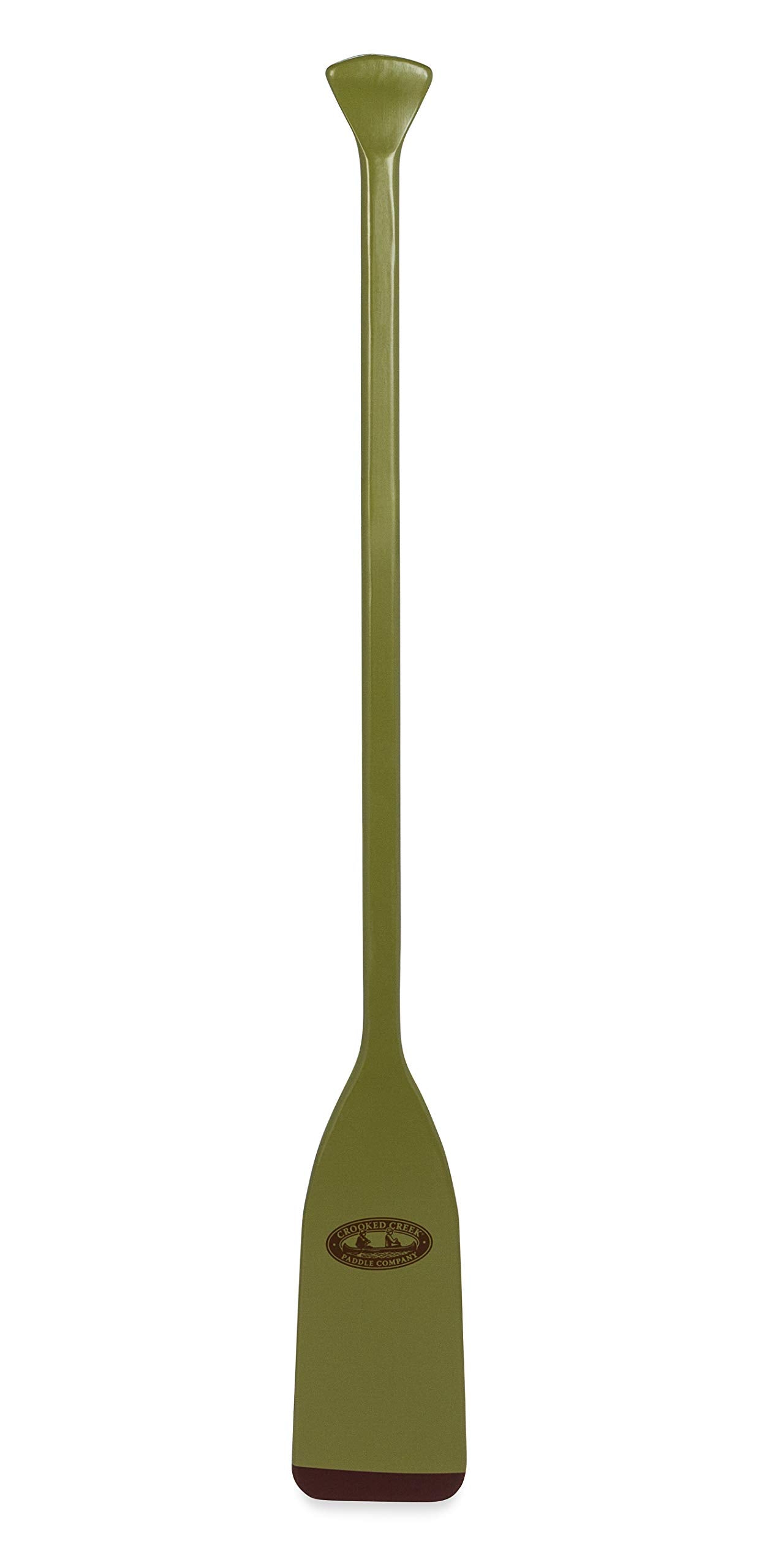 4-foot Crooked Creek Wooden Boat Paddle, Green - Features Multi-Ply Laminated Construction for Added Strength - Lightweight, Waterproof Finish (50441)
