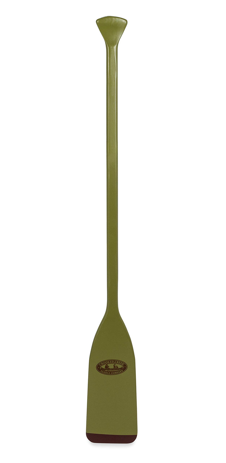 4-foot Crooked Creek Wooden Boat Paddle, Green - Features Multi-Ply Laminated Construction for Added Strength - Lightweight, Waterproof Finish (50441)