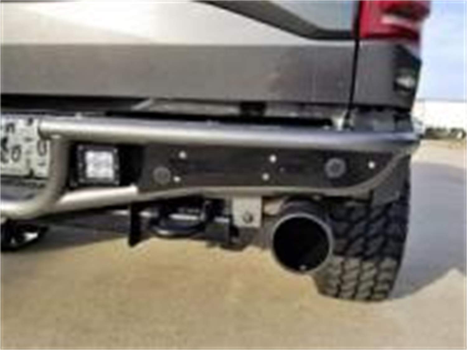 Textured Black N-Fab Bumper | With Factory Hitch, F18RB-H-TX | Fits 2017-2020 Ford Raptor