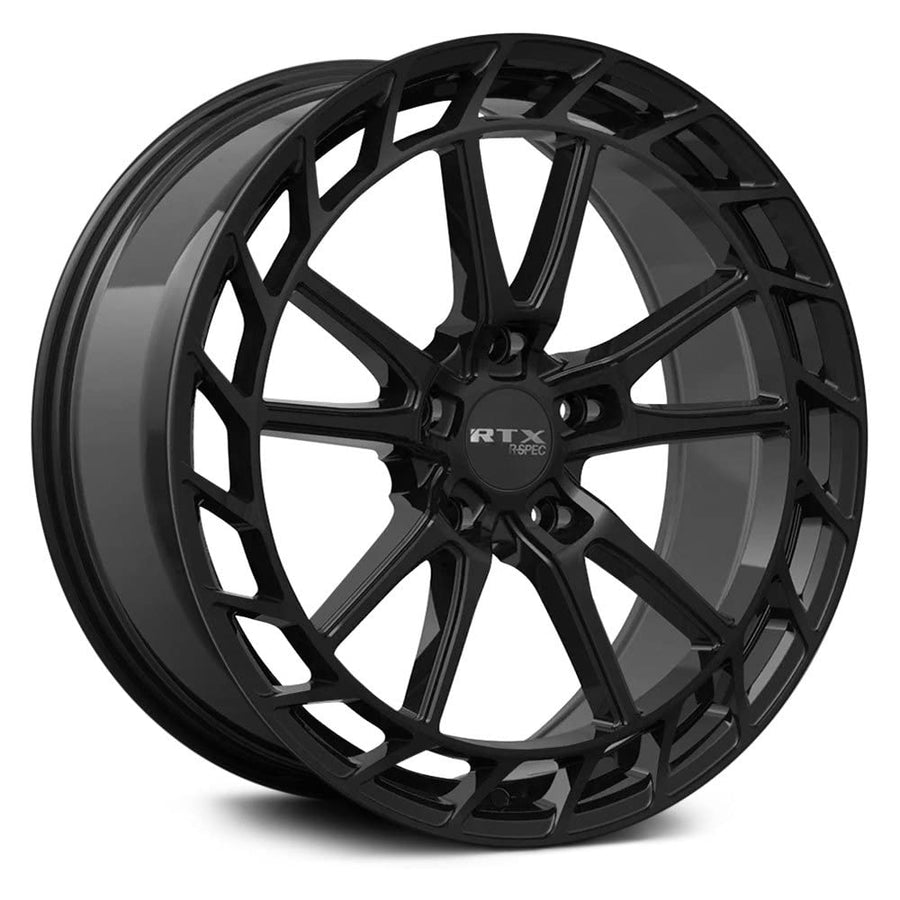 RTX Custom RS05 Wheel - 20x8.5, 40 Offset, 5x114.3 Bolt Pattern, 67.1mm Hub - Gloss Black Rim