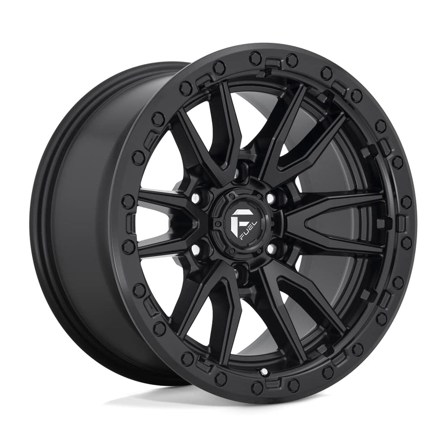 D679 FUEL OFF-ROAD REBEL 16X8, 6X5.5, 4.54, 1mm MATTE BLACK - D67916808445