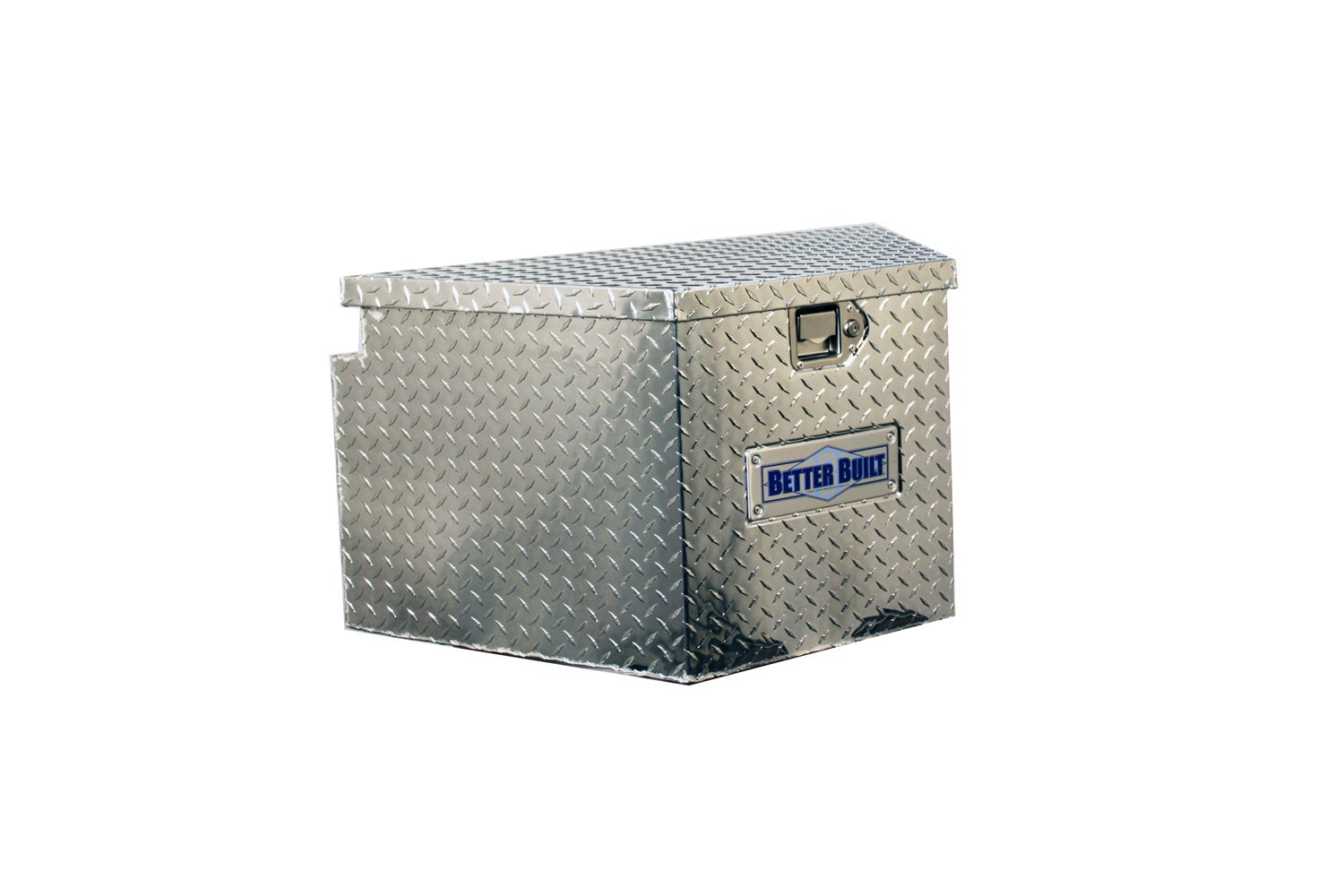 Better Built Tongue Utility Trailer Tool Box, Short, V Shaped 34INREAR L, 16IN Fron