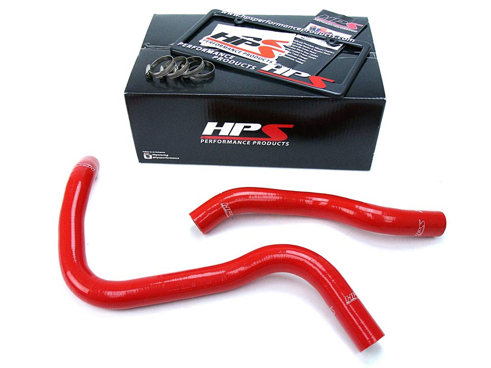 Red HPS Performance 57-1662-RED Silicone Radiator Hose Kit Coolant, 1 Pack