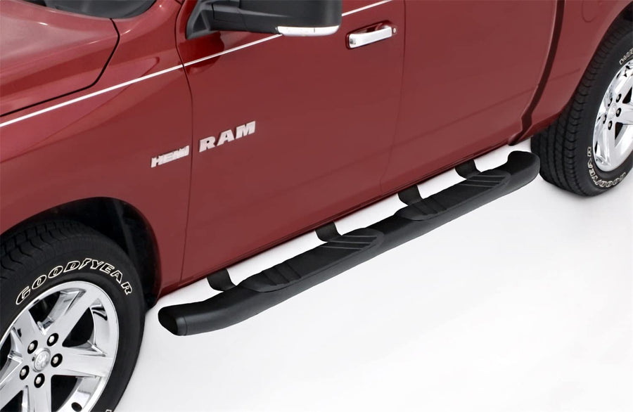 5" Oval Bent Lund Running Boards Black 22758083