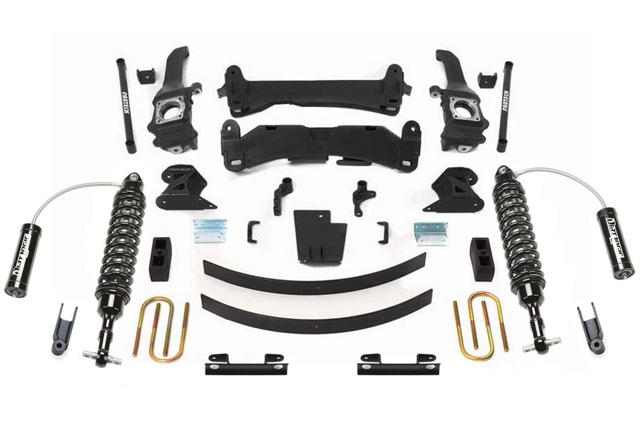 Fabtech Performance K7042DL Lift System 6 in. Lift Front Dirt Logic SS 2.5 Coilovers Resi Lift System