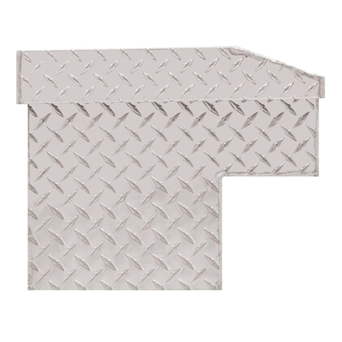 Weather Guard 56in Model 174-0-04 Lo-Side Box, Aluminum, Clear, 4.0 cu ft