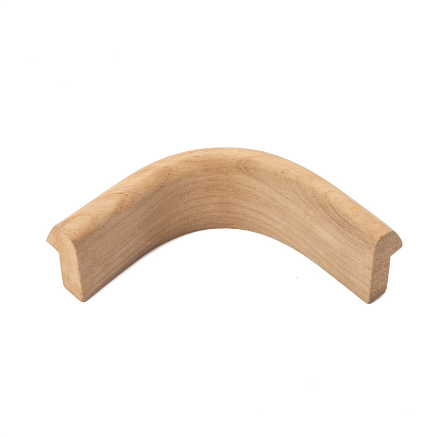 Teak Whitecap 60832 1-5/8"H x 1-3/16"W Inside Corner Rail Molding with 3/4" Gap