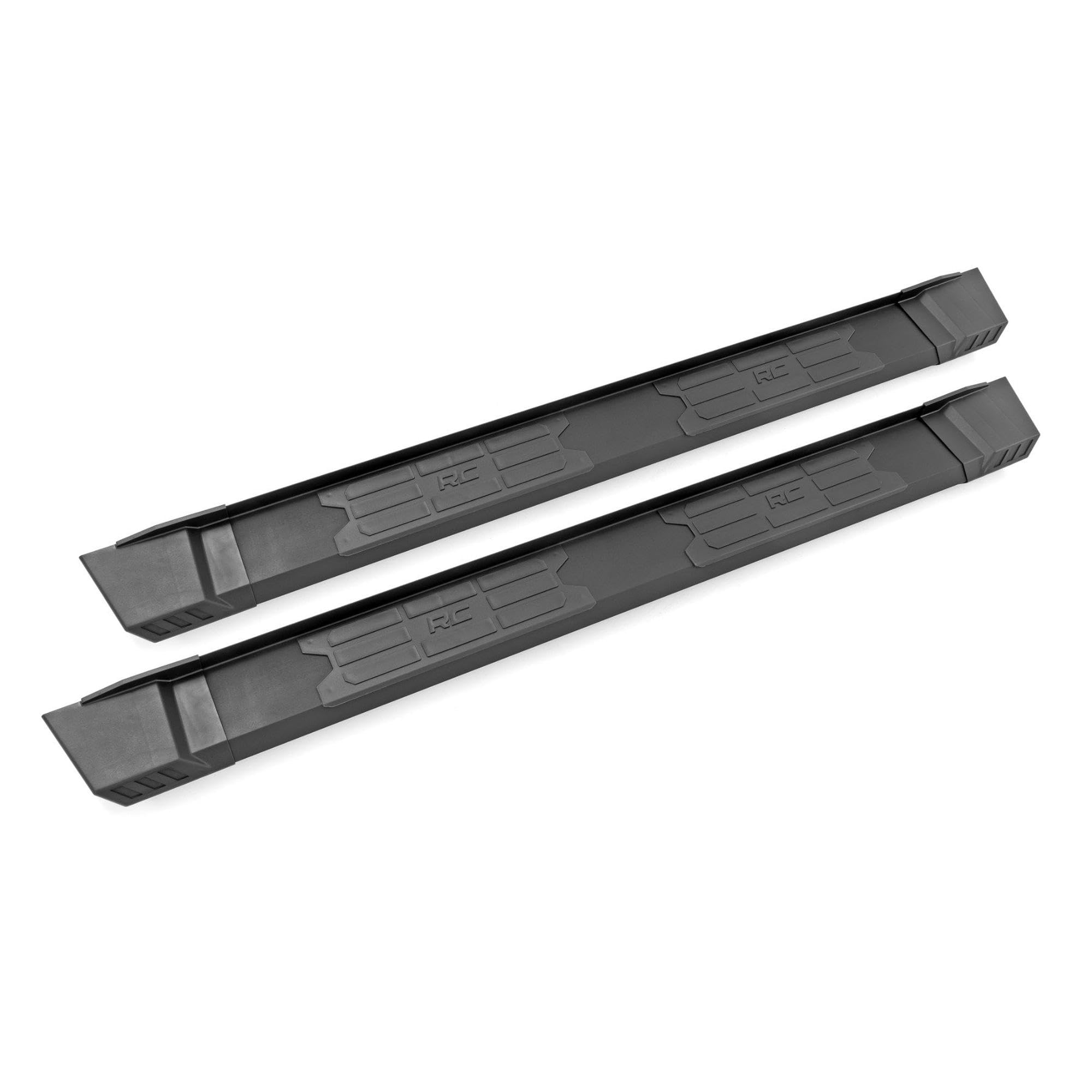 Rough Country Aluminum HD2 Running Boards for Toyota Tundra (2022-2025) CrewMax - 5" Wide Non-Slip Step, Easy Bolt-on Install