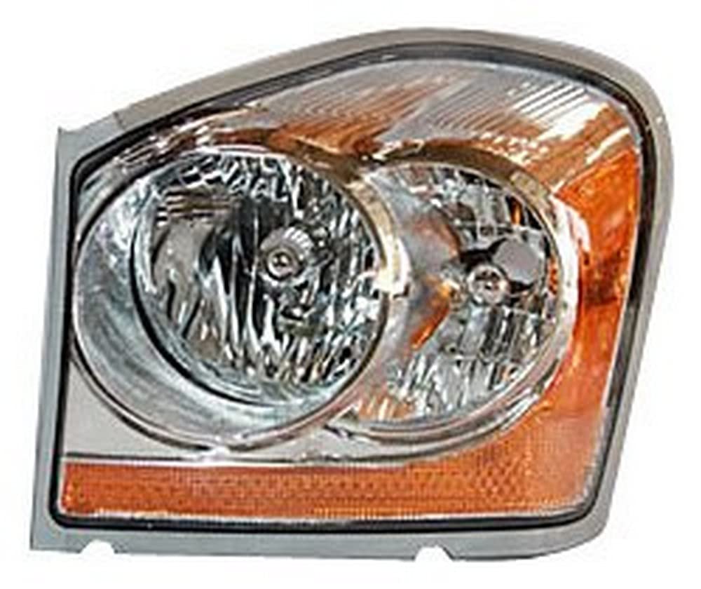 Left TYC Headlight Assembly Compatible with 2004-2005 Dodge Durango