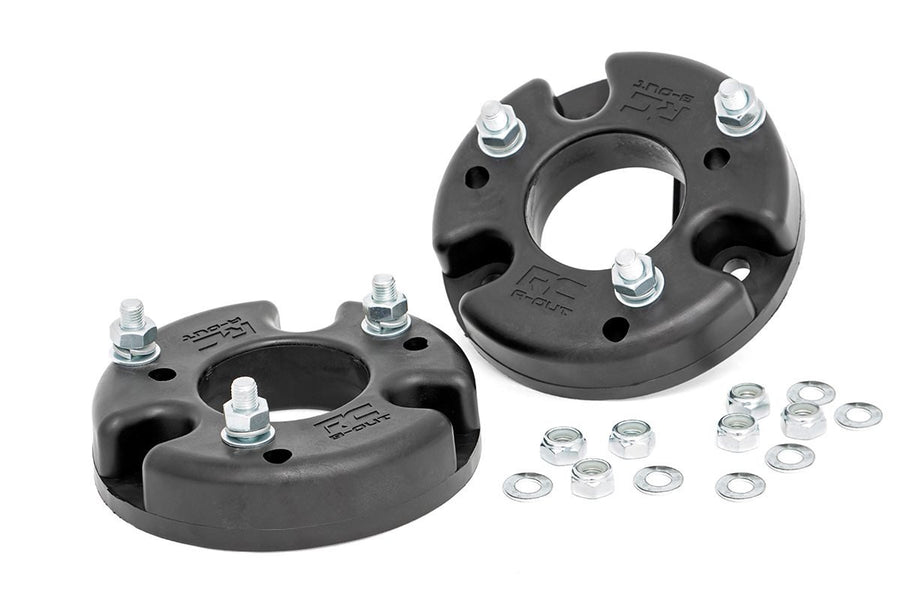 2" Rough Country Bolt-on Leveling Kit for Ford F-150 (2009-2025) & Ford Raptor (2017-2018) - Fits up to 33" Tires